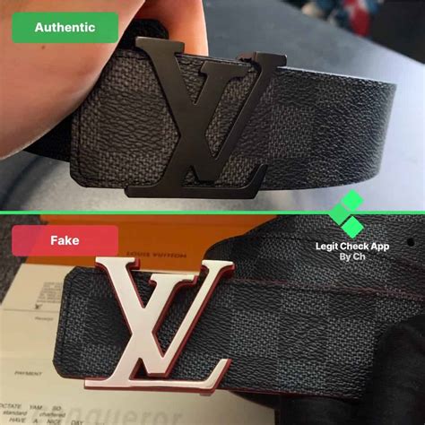 fake louis vuitton vs real belt|louis vuitton knockoff belt.